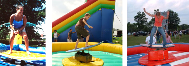 Surf Machine Interactive Inflatable Interactive Game Rental Northern Ca, Santa Rosa, Sonoma County