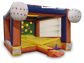 Baseball Giant Inflatable Interactive Game Northern Ca